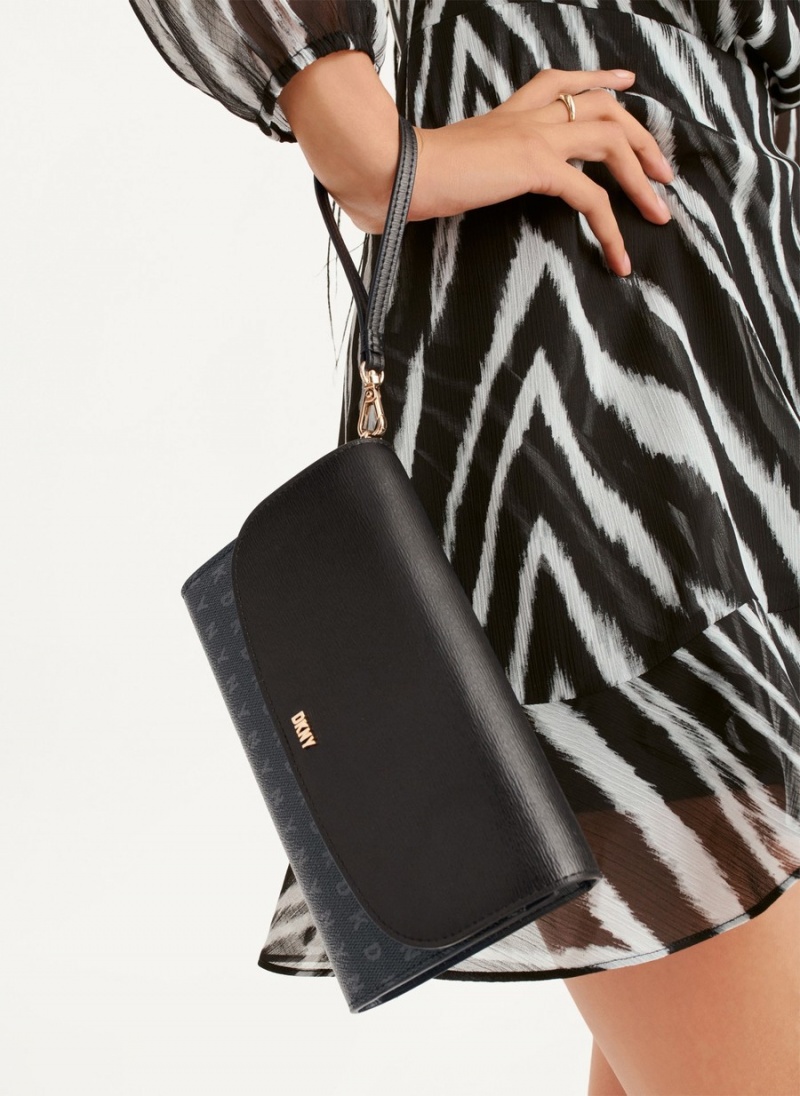 Women's Dkny Sydney Wallets Black | S9977204
