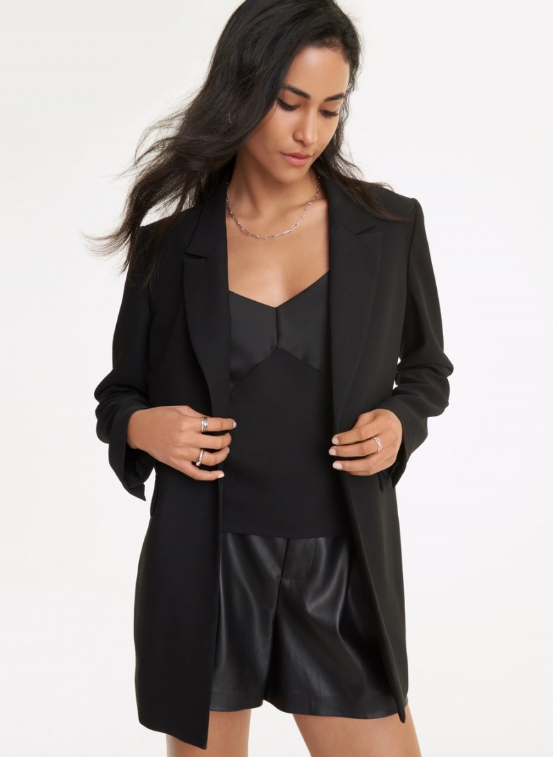 Women\'s Dkny Tailored Jackets Black | X1640364