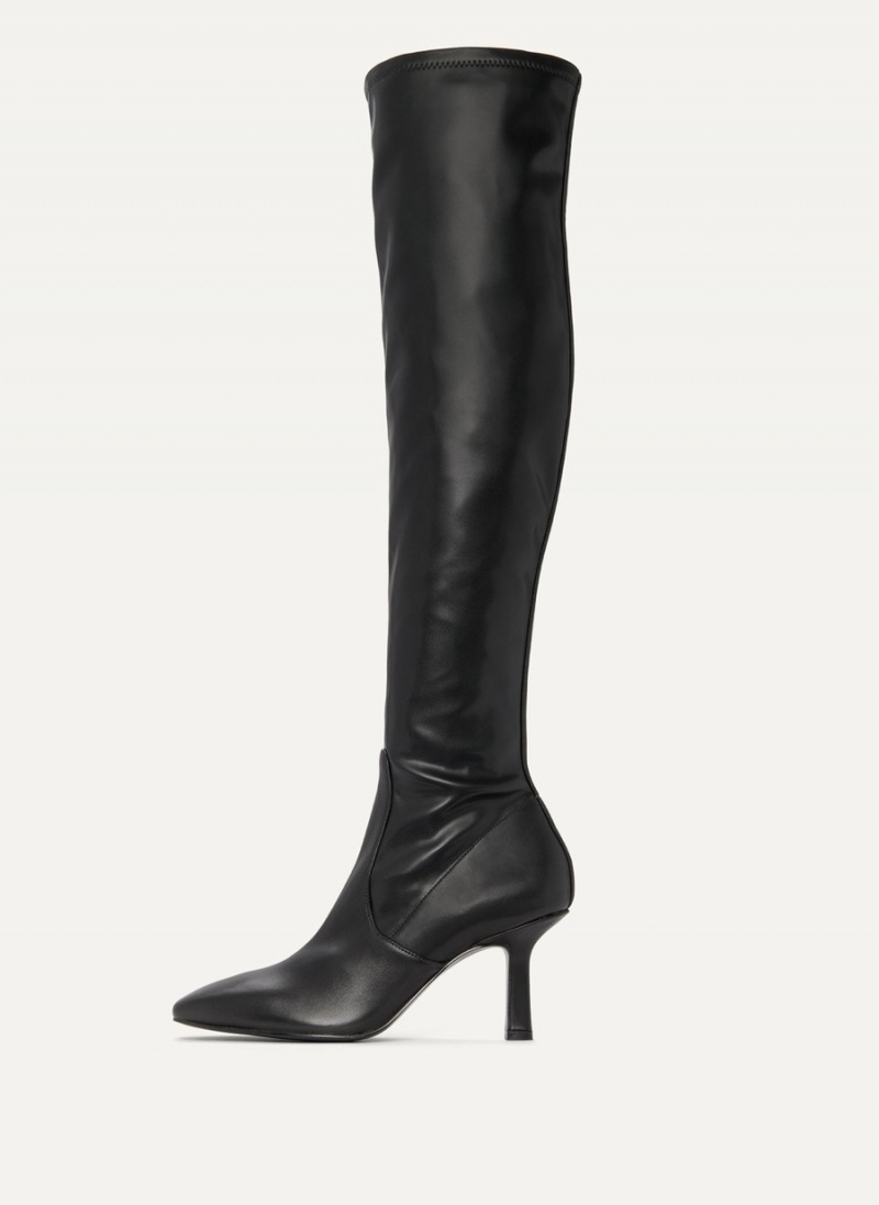 Women\'s Dkny Tall Stretch Boots Black | I8690246