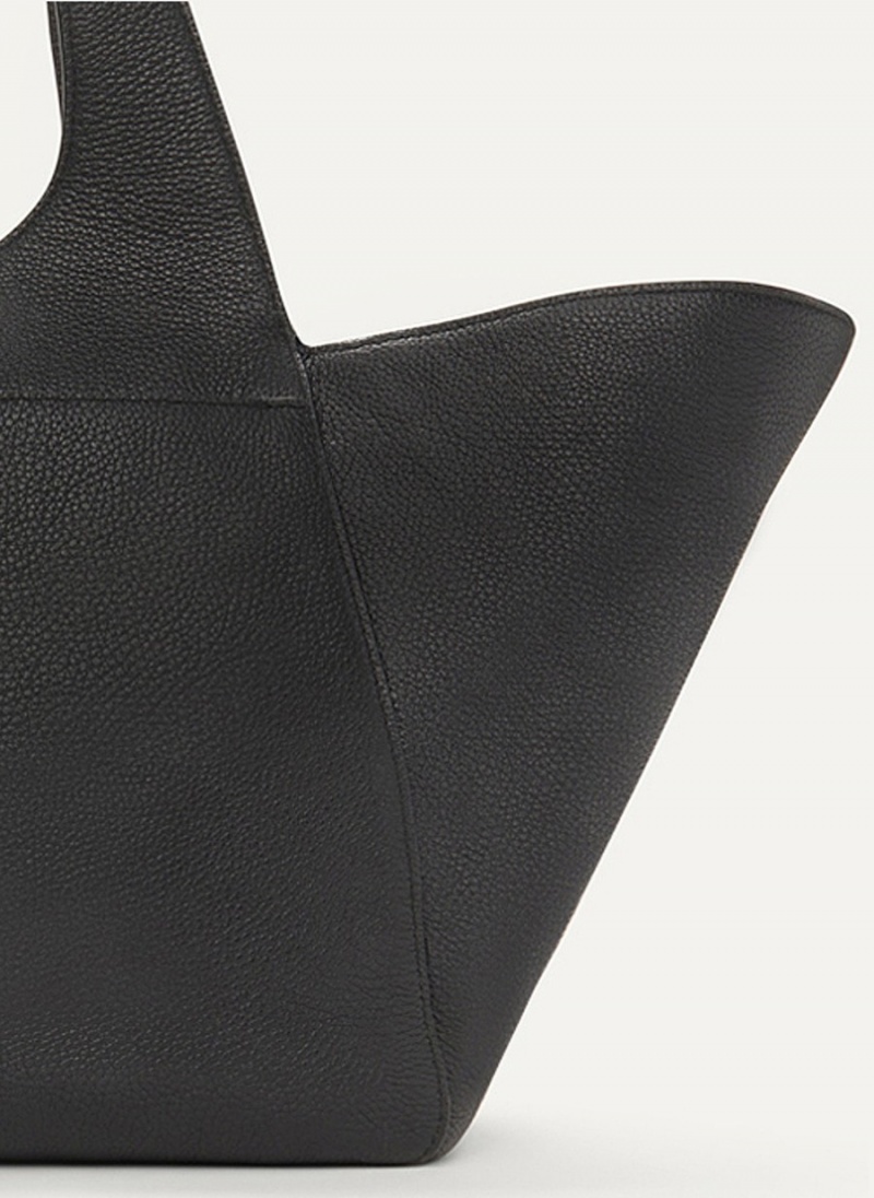 Women's Dkny The Large Effortless Satchel Bags Black | S8418396