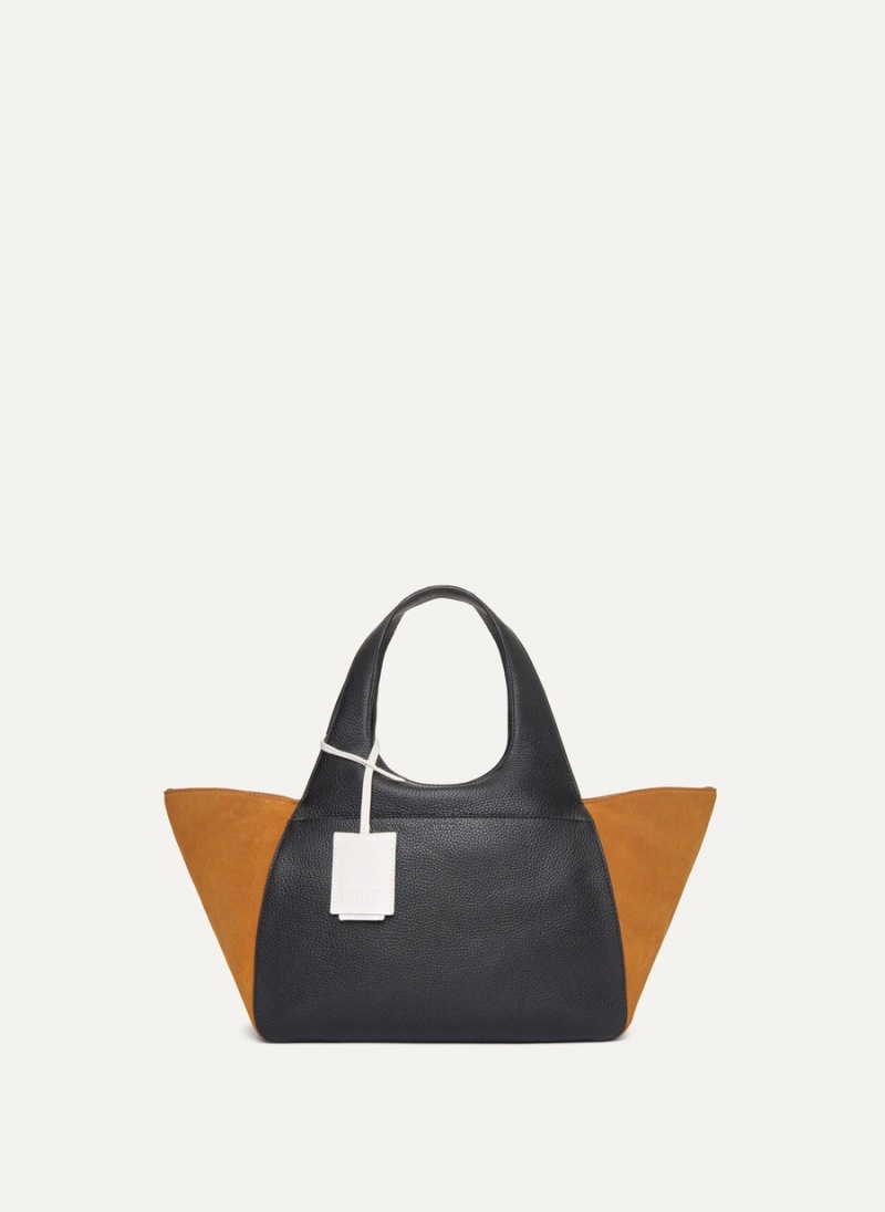 Women\'s Dkny The Medium Effortless Satchel Bags Black | Y5223480