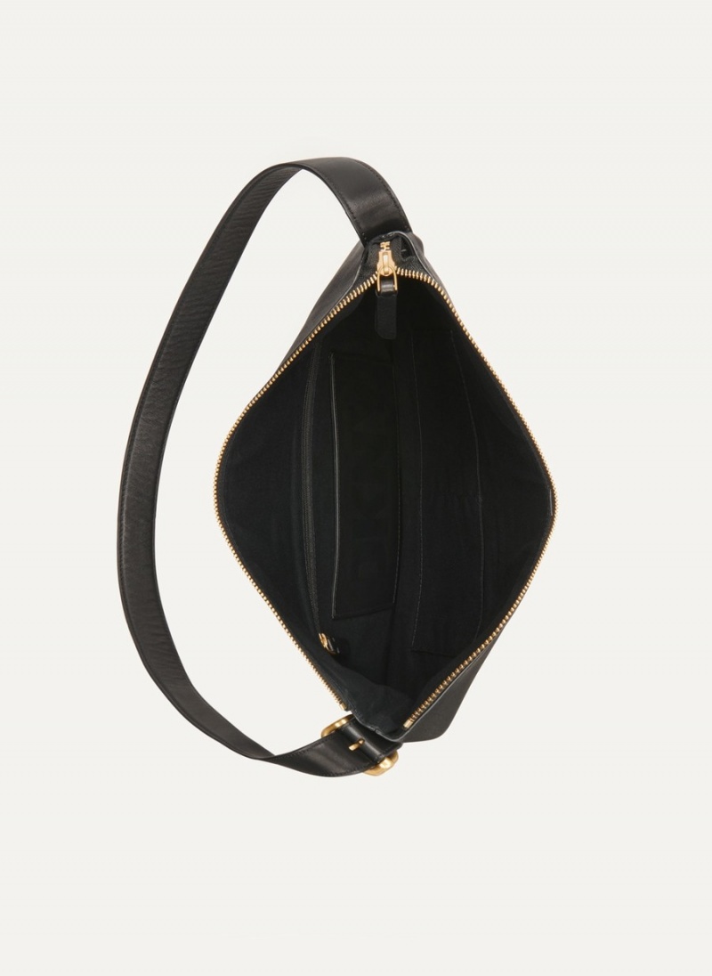 Women's Dkny The Medium Optimist Shoulder Bags Black | S2093793