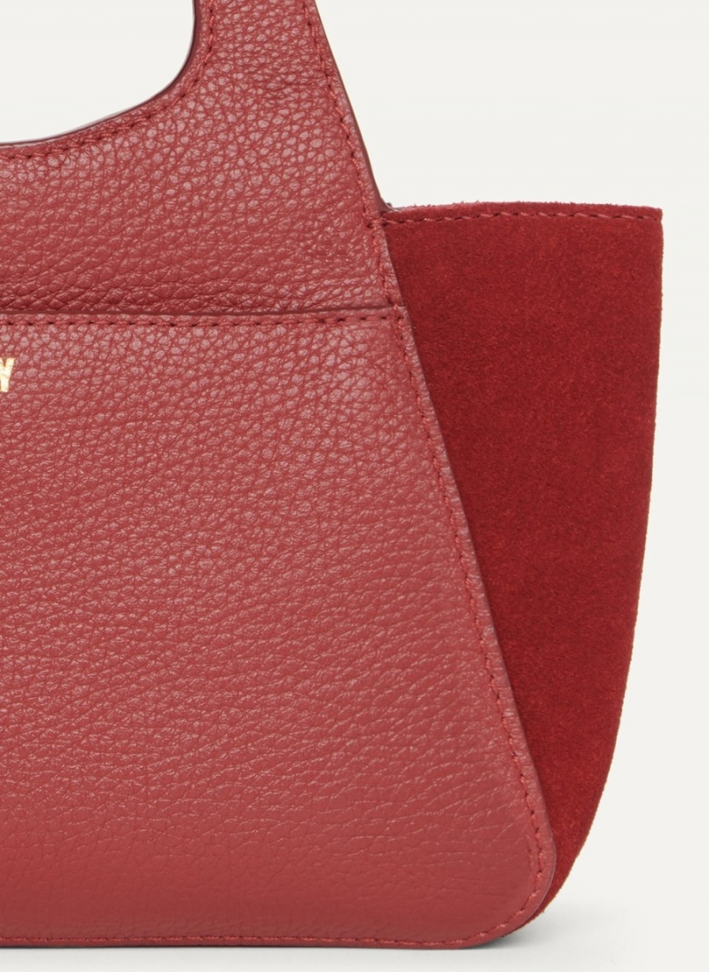 Women's Dkny The Mini Effortless Tote Bags Red | L4726474
