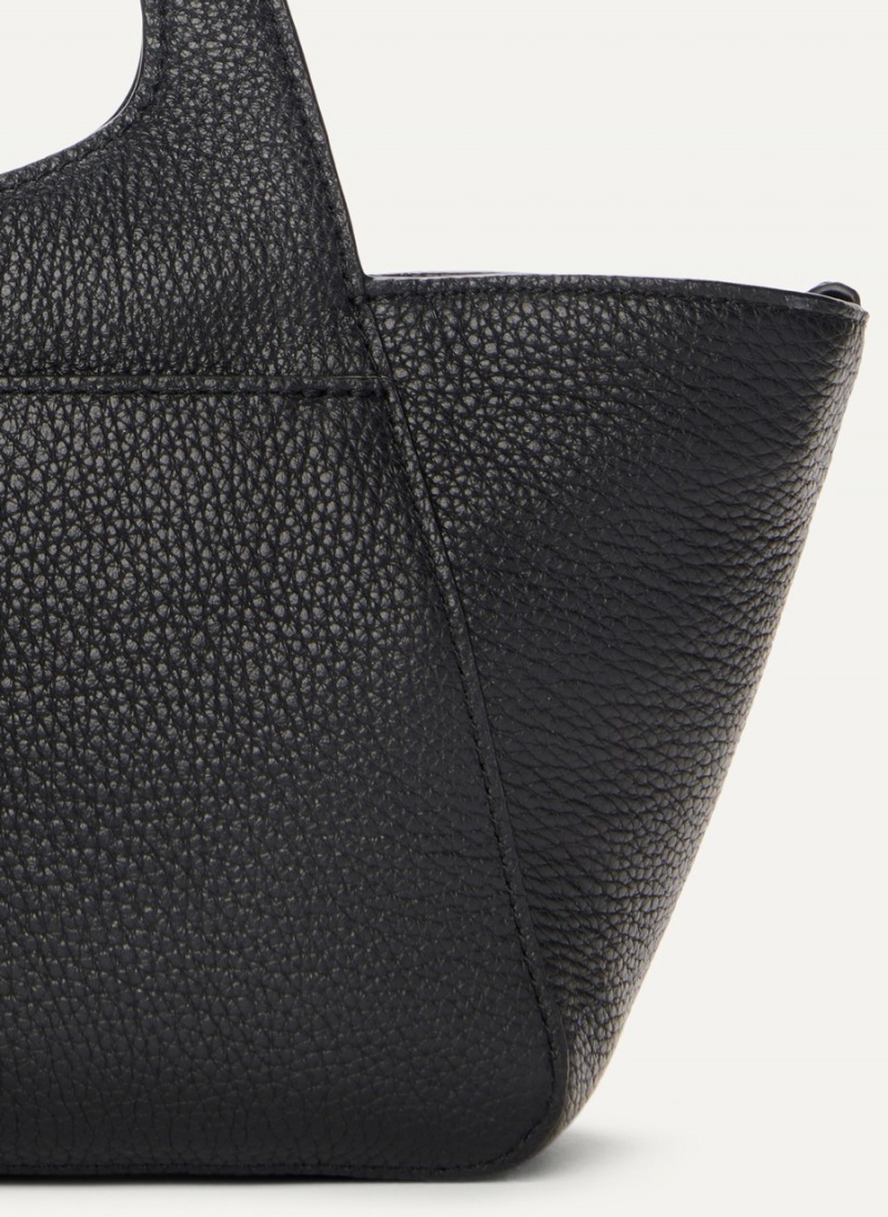Women's Dkny The Mini Quilted Effortless Tote Bags Black | J5203524