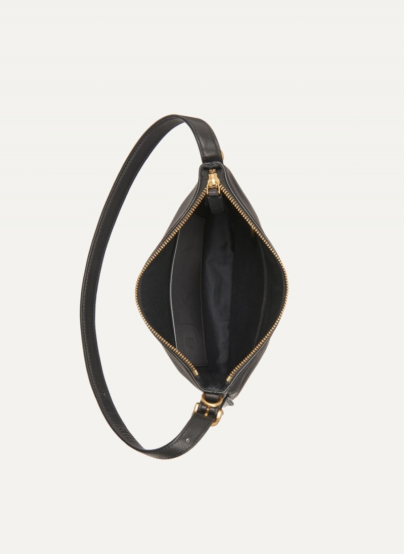 Women's Dkny The Small Optimist Shoulder Bags Black | F2217520