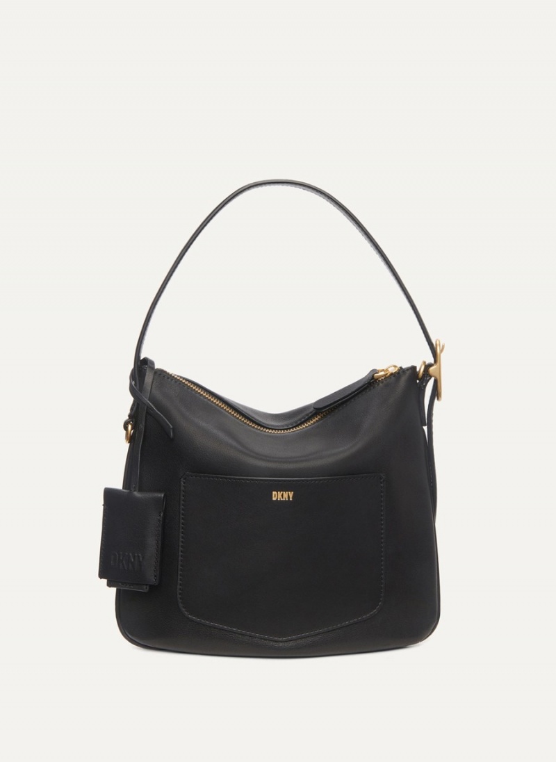 Women\'s Dkny The Small Optimist Shoulder Bags Black | F2217520