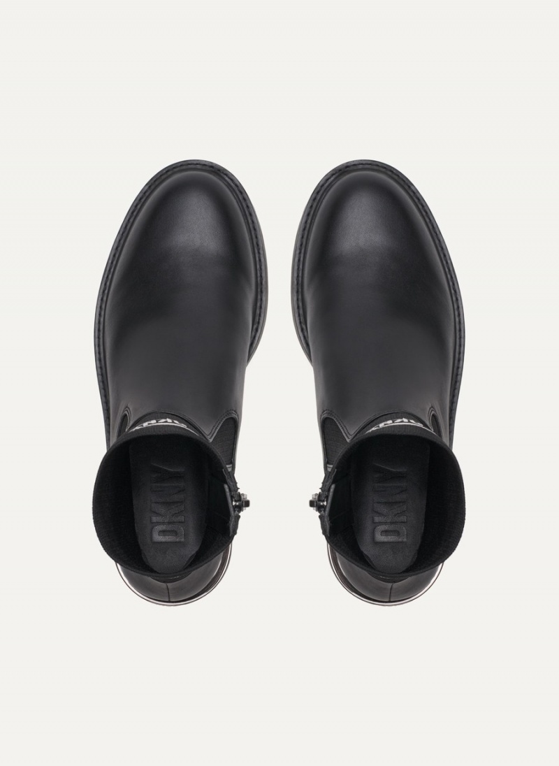 Women's Dkny Tully Slip On Booties Black | P2567975