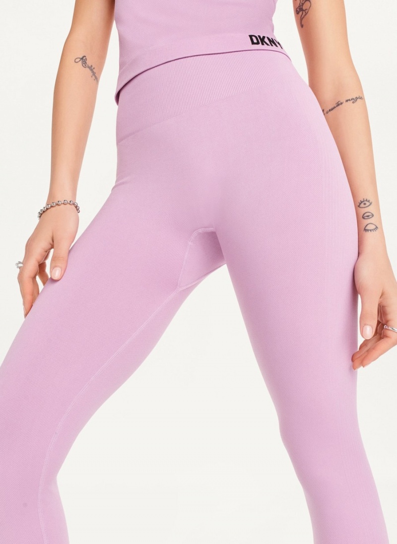 Women's Dkny Twill Seamless Leggings Black | Q4704724