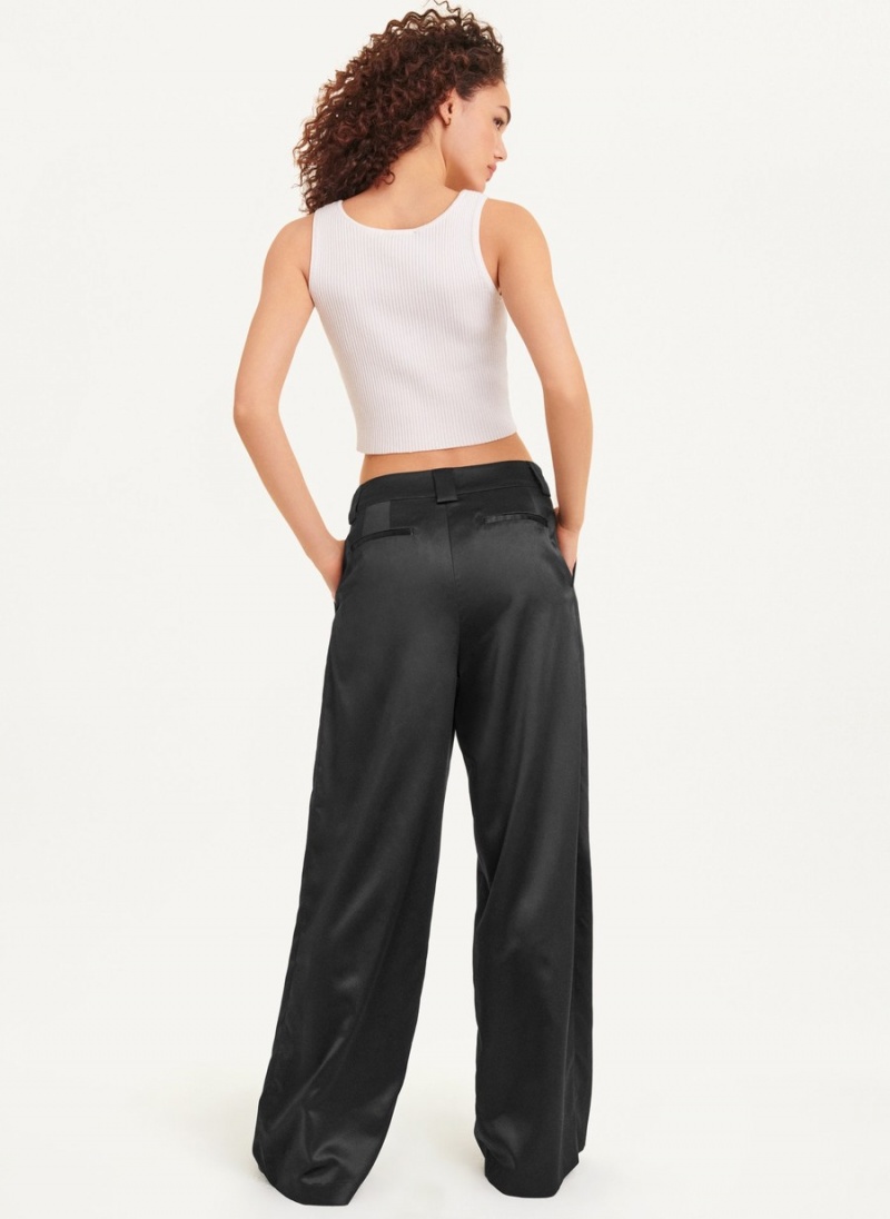 Women's Dkny Wide Leg Pants Black | K8066201