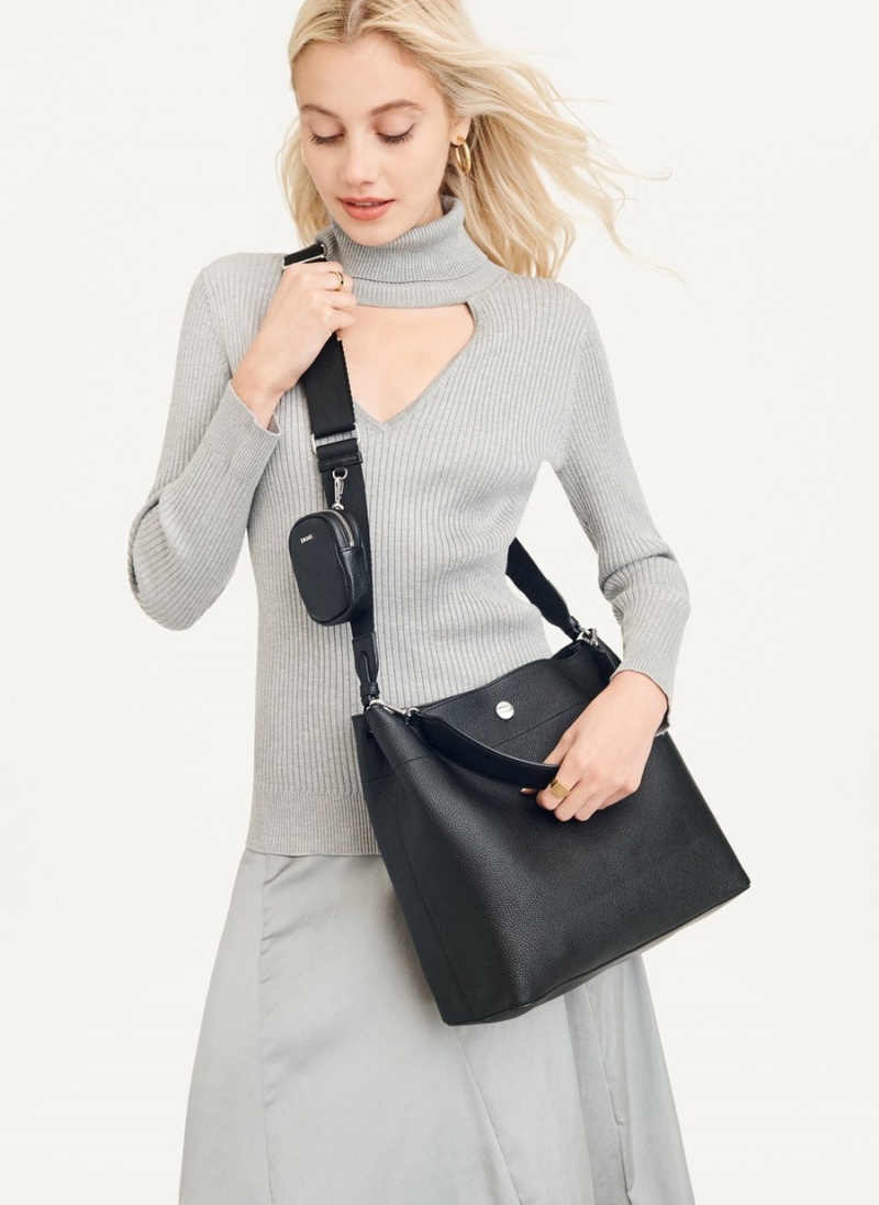 Women's Dkny Winston Hobo Bag Black | E5288000