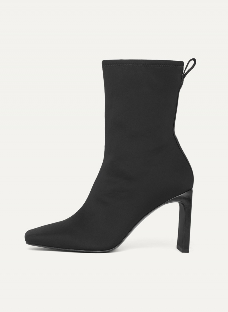 Women\'s Dkny Wren - New Heel Shape Booties Black | R4768607