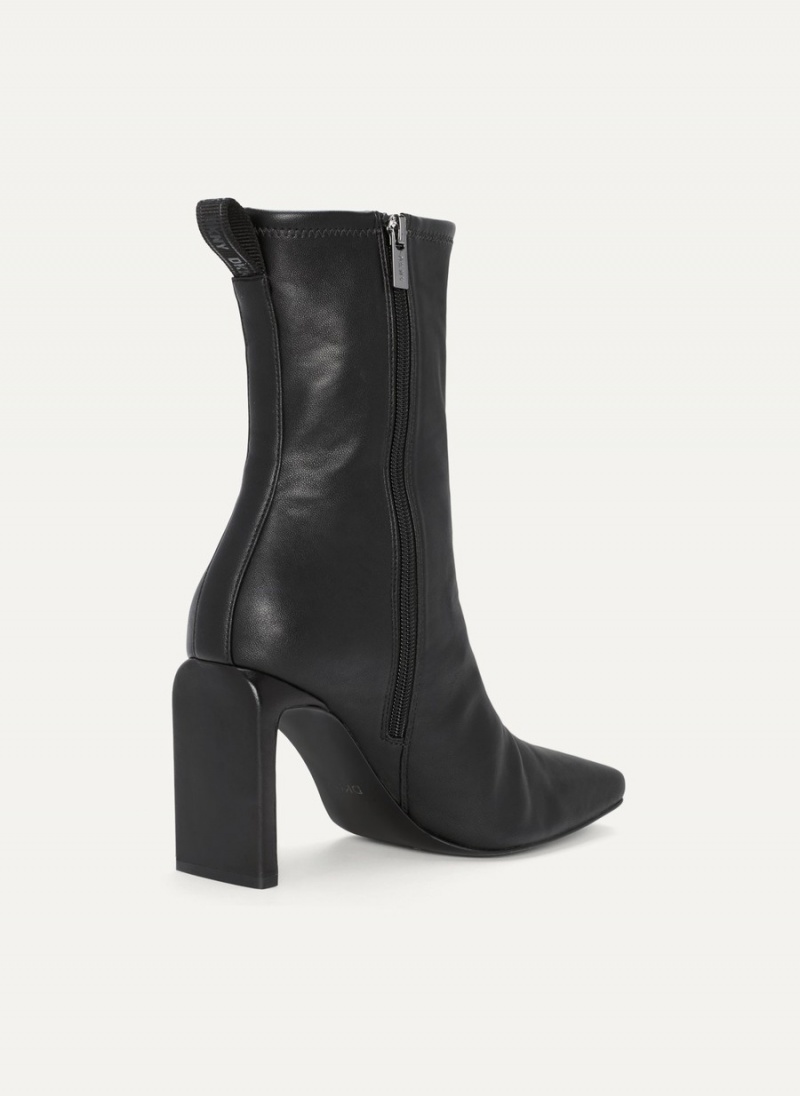 Women's Dkny Wren - New Heel Shape Booties Black | D0111593